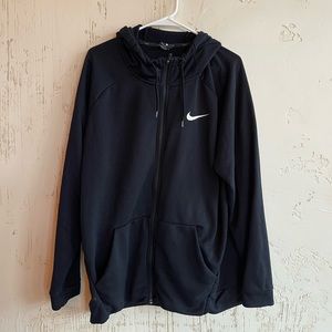Men’s black Nike Full Zip Jacket. Size XL.